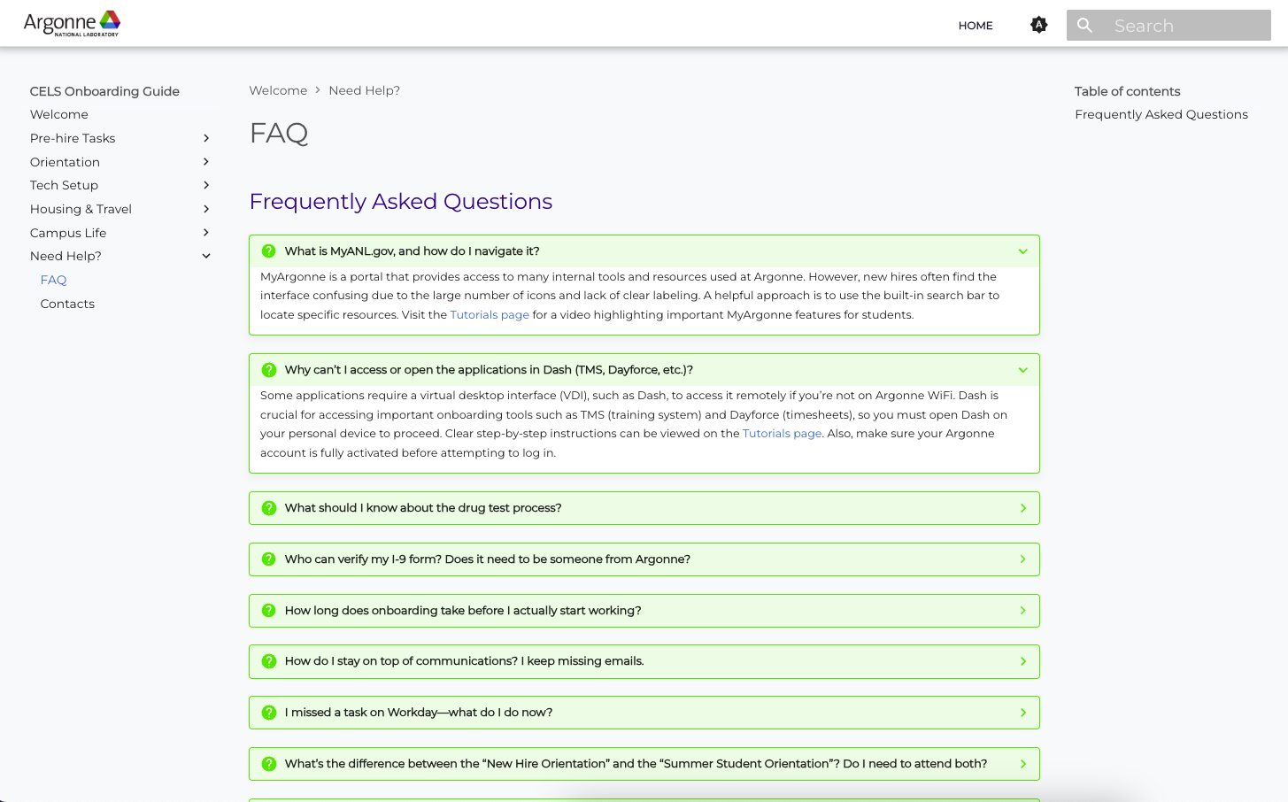 Argonne site screenshot 6